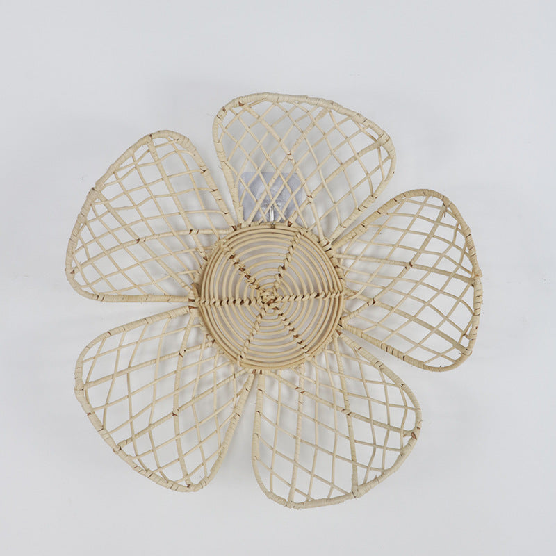 Nordic Flower INS Wall Decoration, Woven