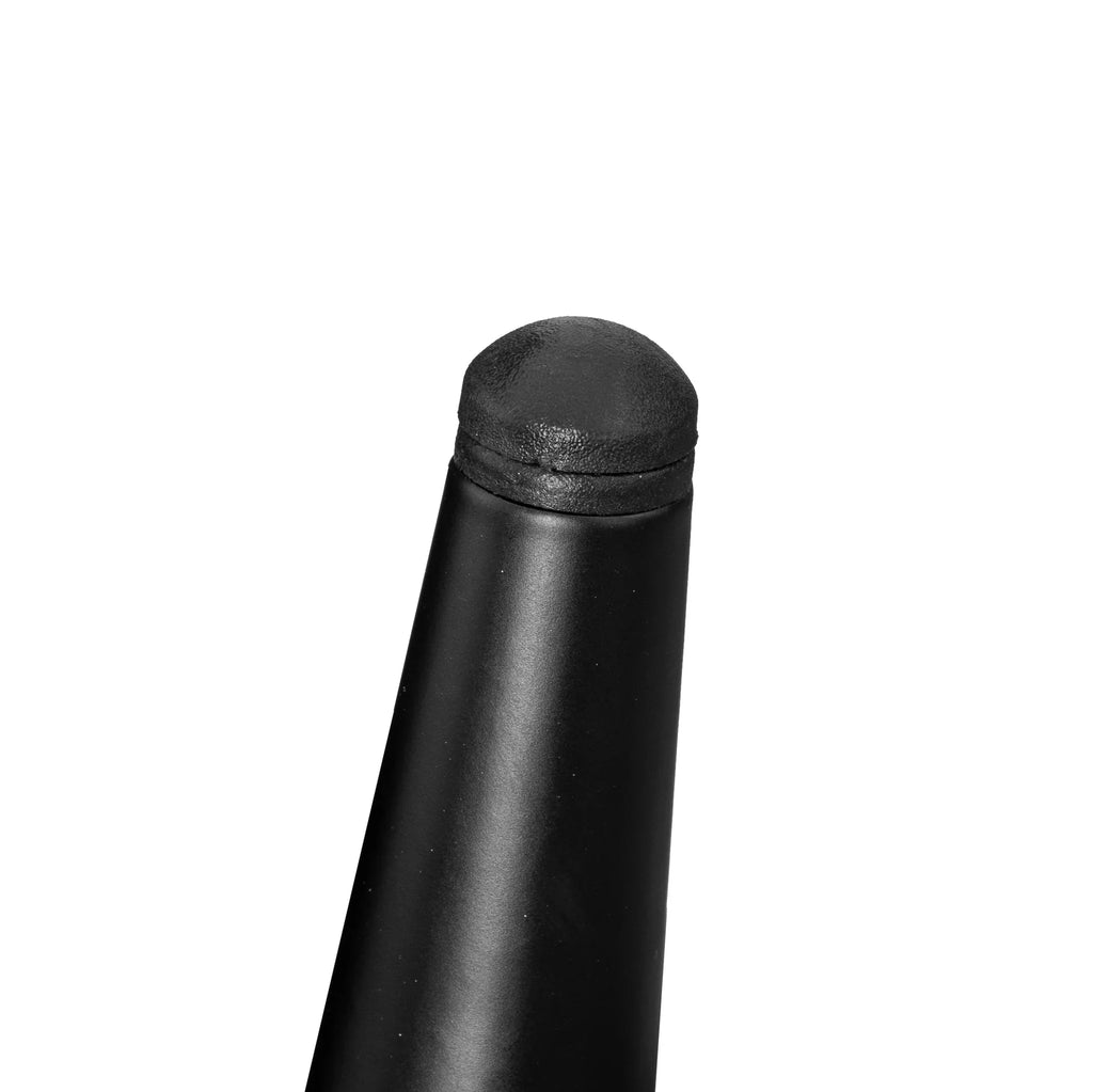 Black steel leg with protective tip for eprolo modern night stand cabinet.