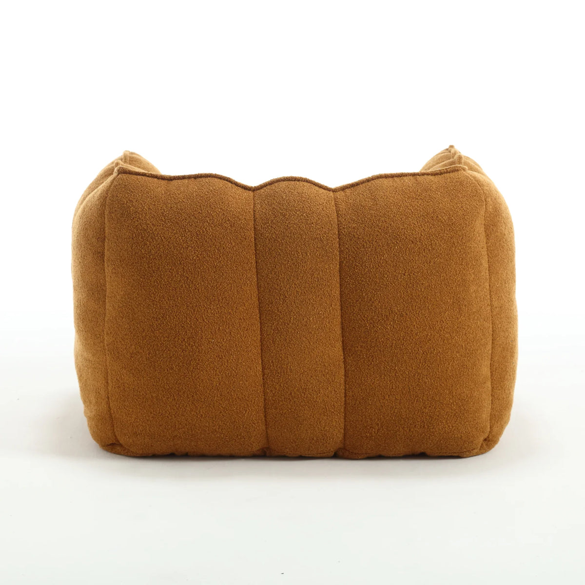 ePROLO soft square tan bean bag chair with foam fill