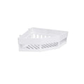 White eprolo no-punching corner rack for bathroom wall storage