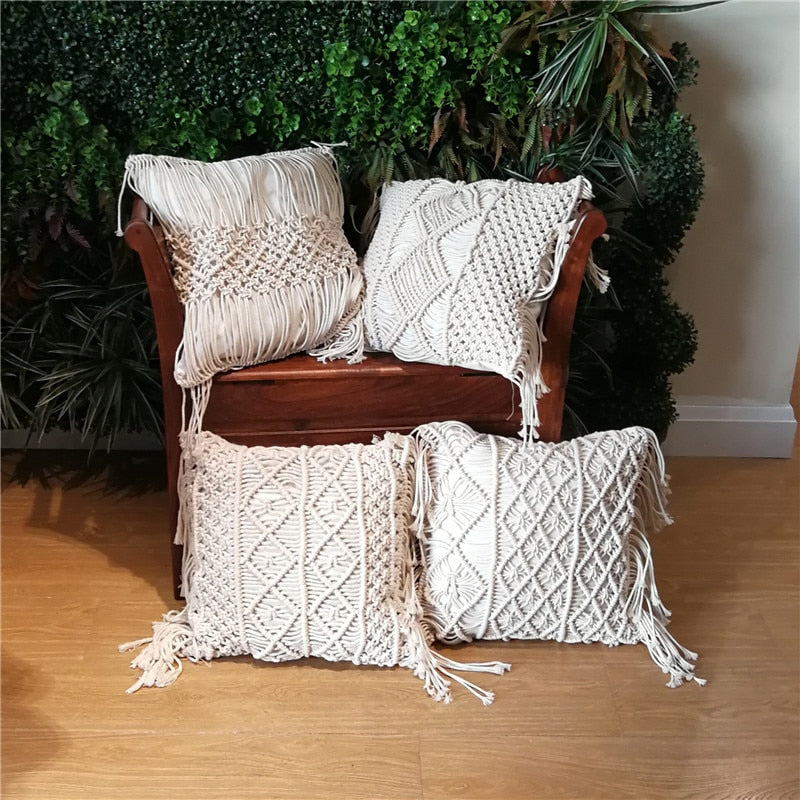 Nordic Handmade Home Decor Knitted Pillow Cushion Cover